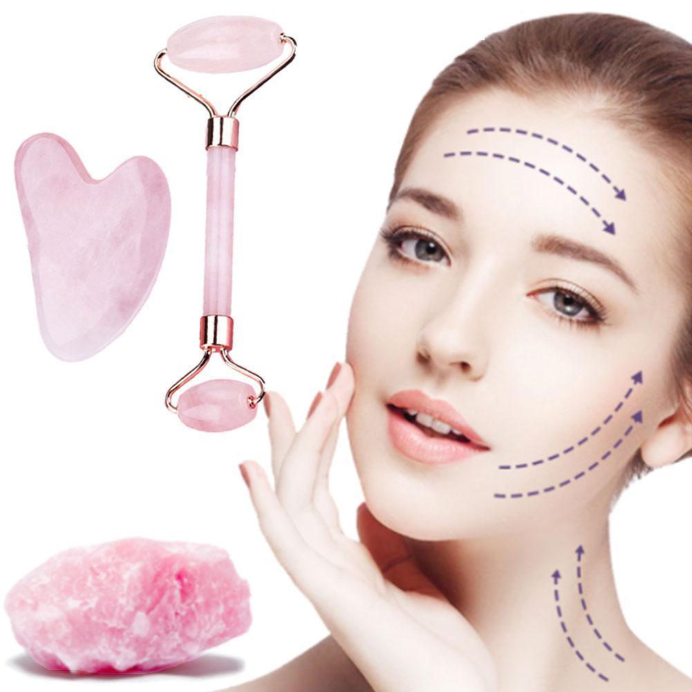 Gua Sha Stein & Roller Set