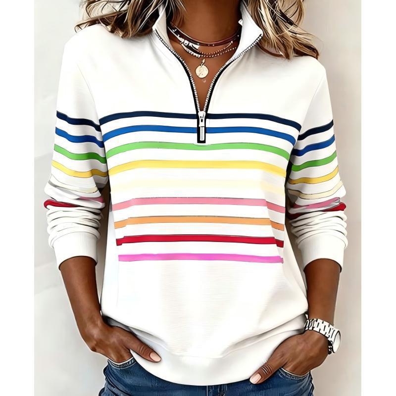 Freizeit Hoodie mit halbem Reissverschluss