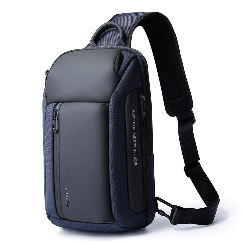 Brusttasche aus Oxford-Stoff – Blau, Schwarz, Rot, Grün, Grau – Bild 7 | LuxeStyle