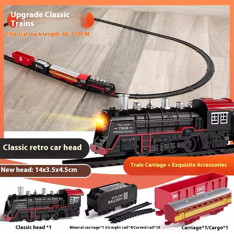 Elektrische Dampflokomotive für Kinder
