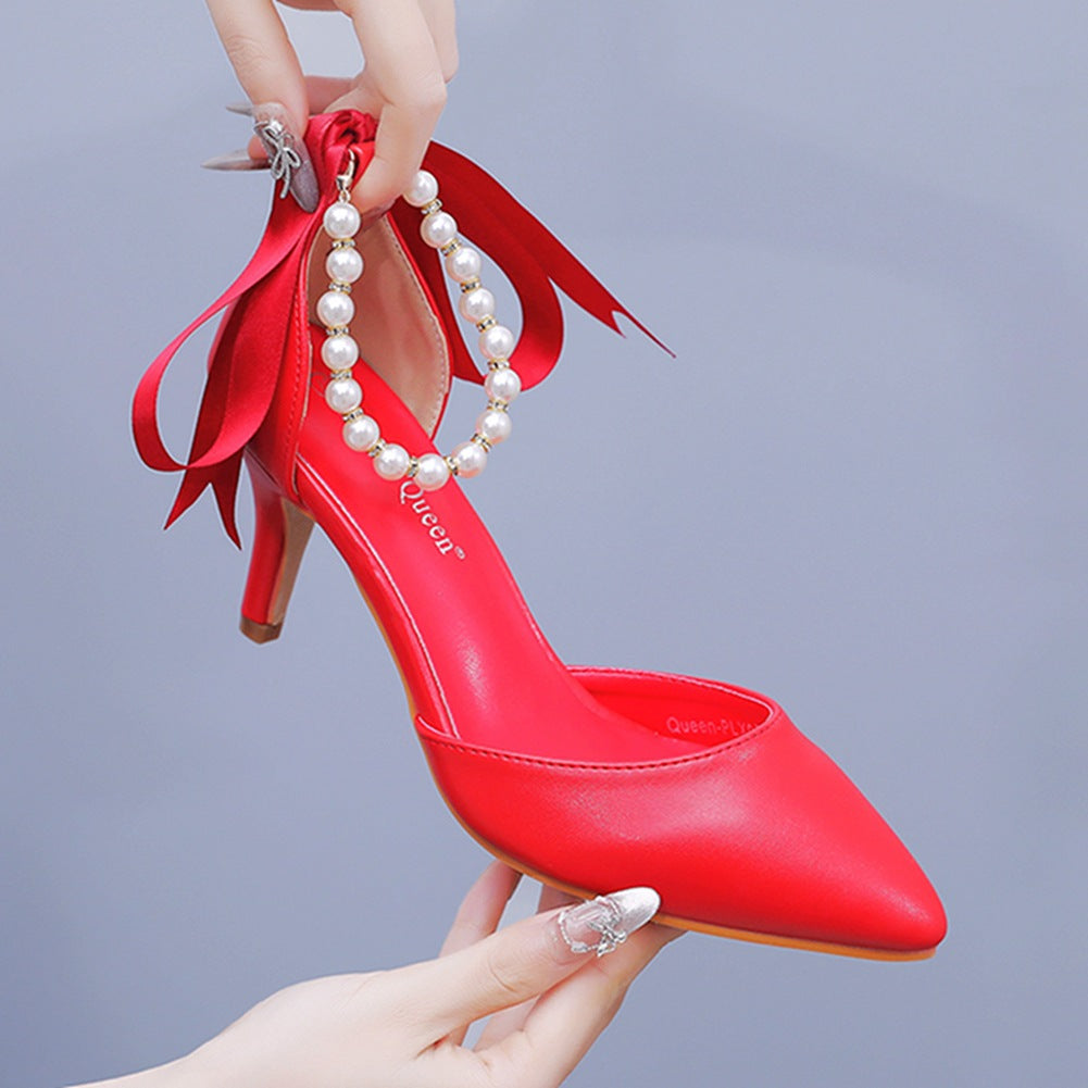 Römer Sandalen mit Strass & 7.5cm Absatz – Bild 7 | LuxeStyle