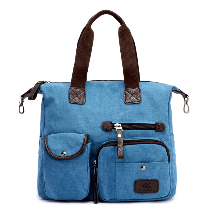 Herren Schulterdiagonaltasche aus Canvas, 36 × 13 × 29 cm – Bild 2 | LuxeStyle
