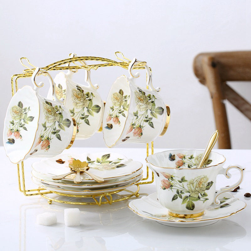 Bone China Tassenset «European» – Bild 6 | LuxeStyle