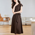 Schlanke Maxi-Kleid