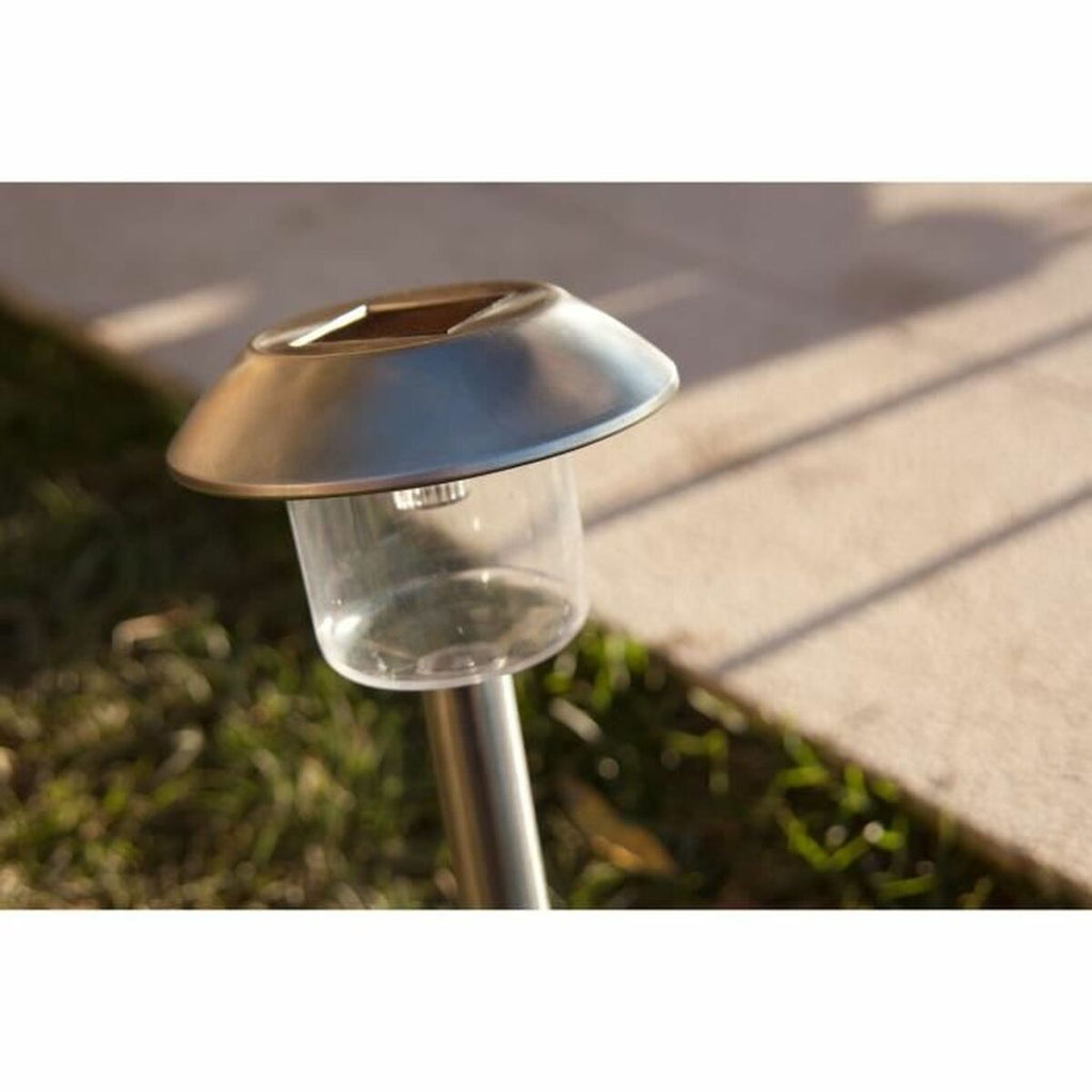 Solarlampe Lumisky Alesia LED Silberfarben Edelstahl Kaltweiss (8 Stück)
