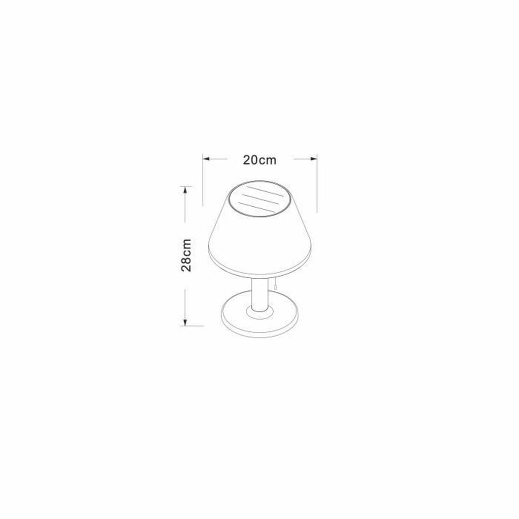 Solarlampe Galix G2 Bewegungsmelder Weiss 1,2 w 100 Lm