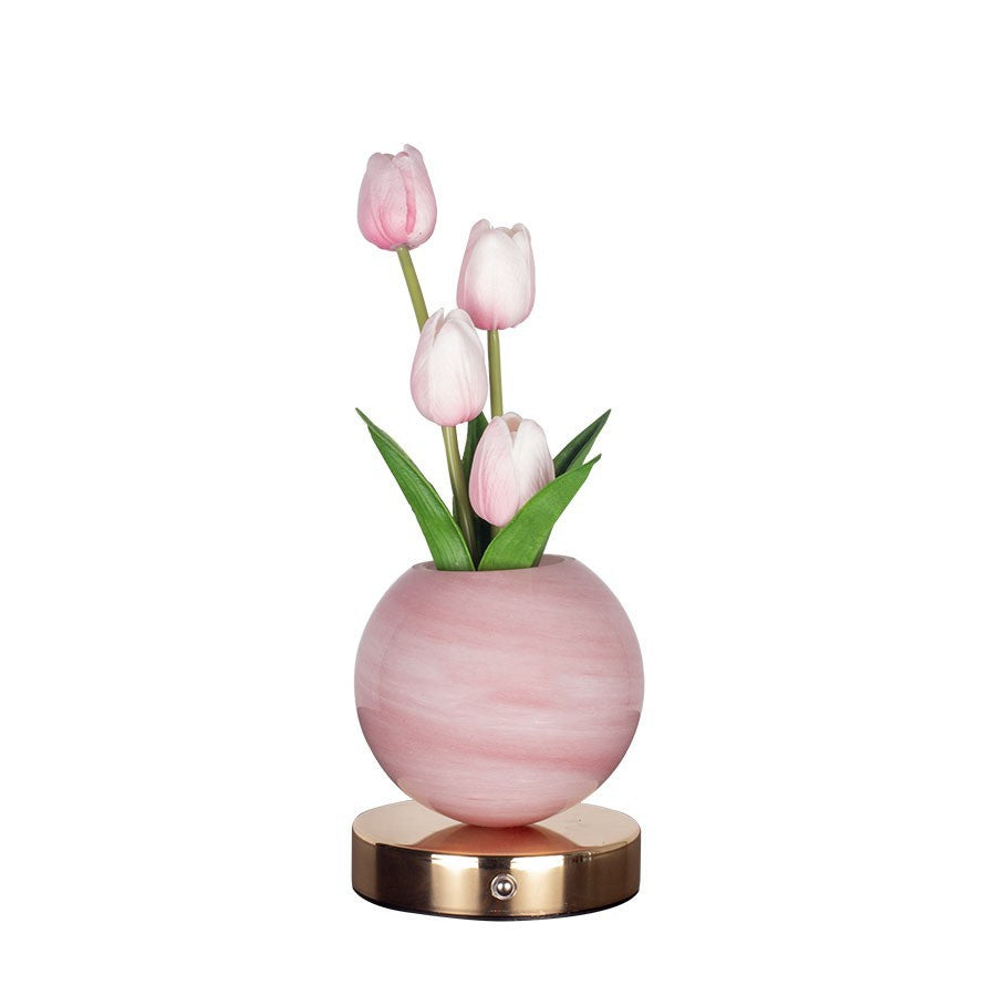 LED Tulpen-Planet Nachtlicht für Tisch – Bild 7 | LuxeStyle