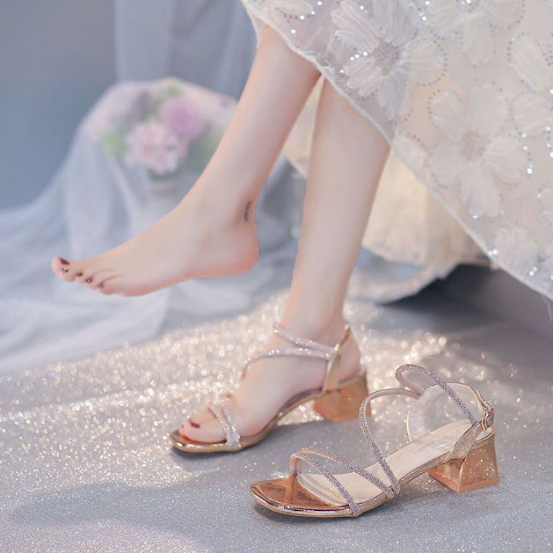 Sandalen mit Chunky-Absatz – Bild 3 | LuxeStyle