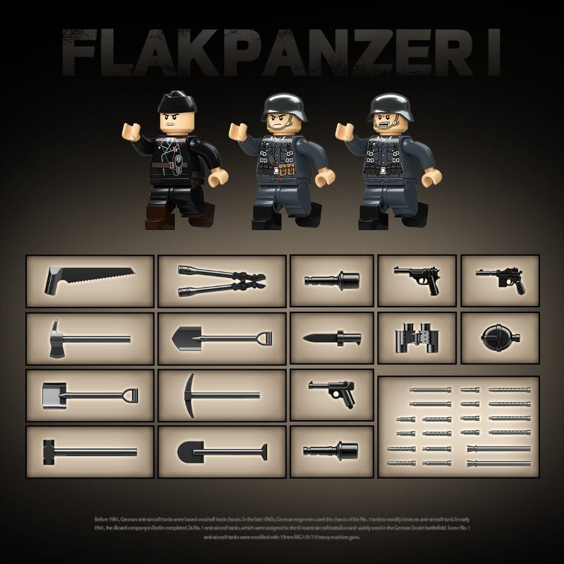 Deutscher Flugabwehr-Panzer Bausteine