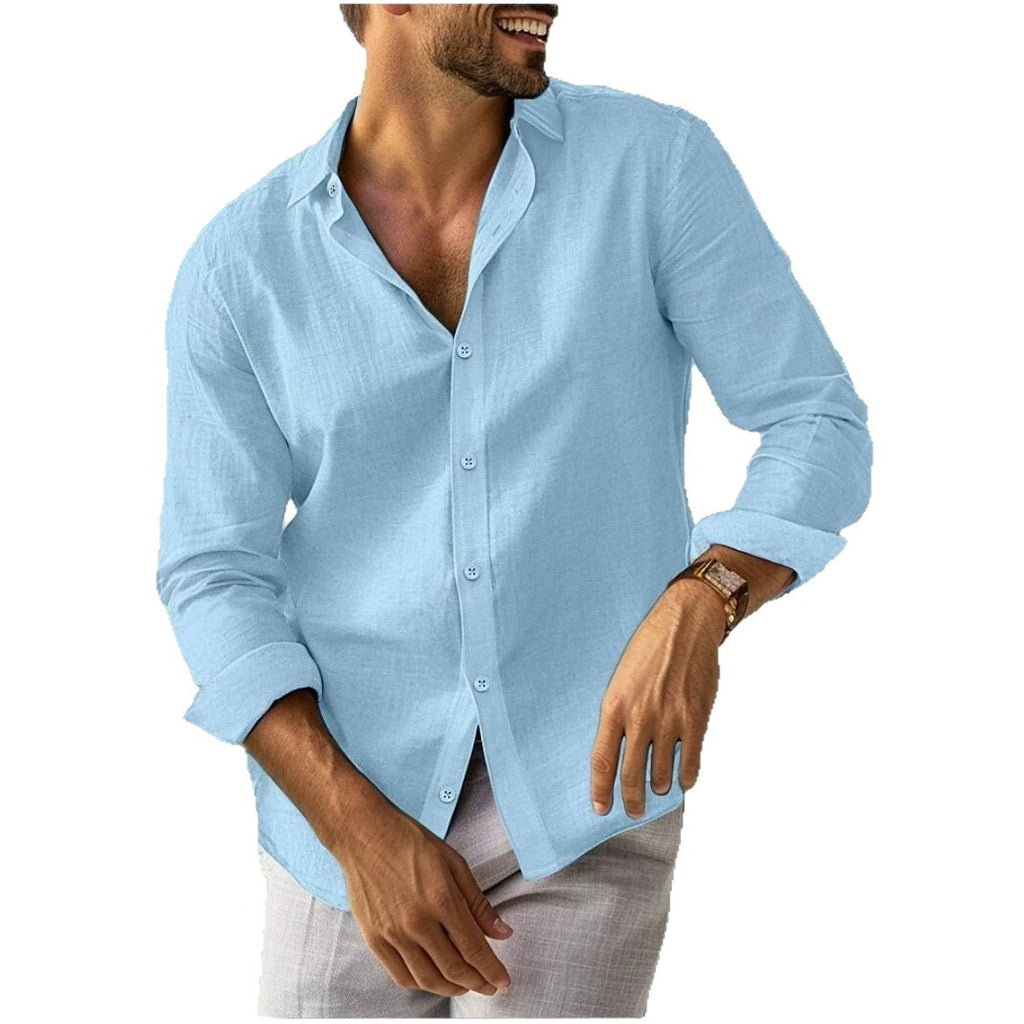 Sommerhemd Langarm Slim Fit