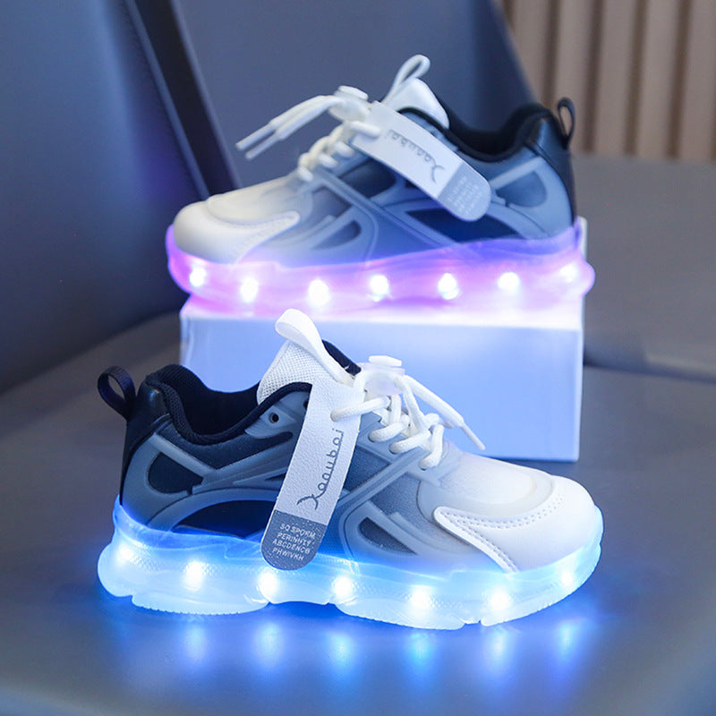 Leuchtende Kinder-Sneaker