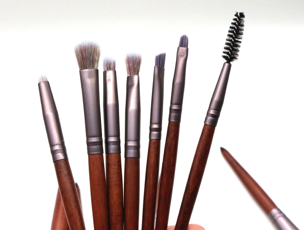 Makeup-Pinsel-Set 11‑teilig, Holz‑Handle – Bild 5 | LuxeStyle