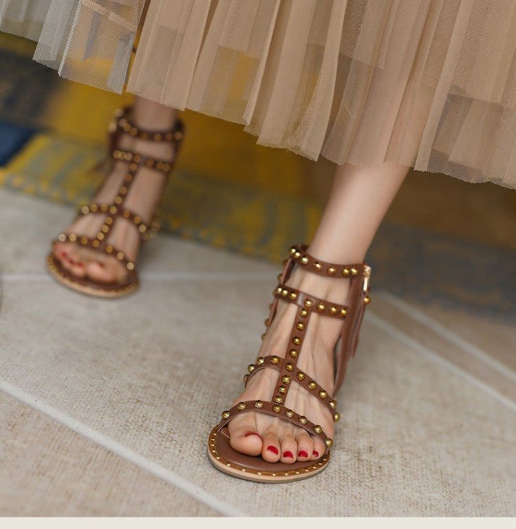Römer Sandalen mit Nieten – Bild 6 | LuxeStyle