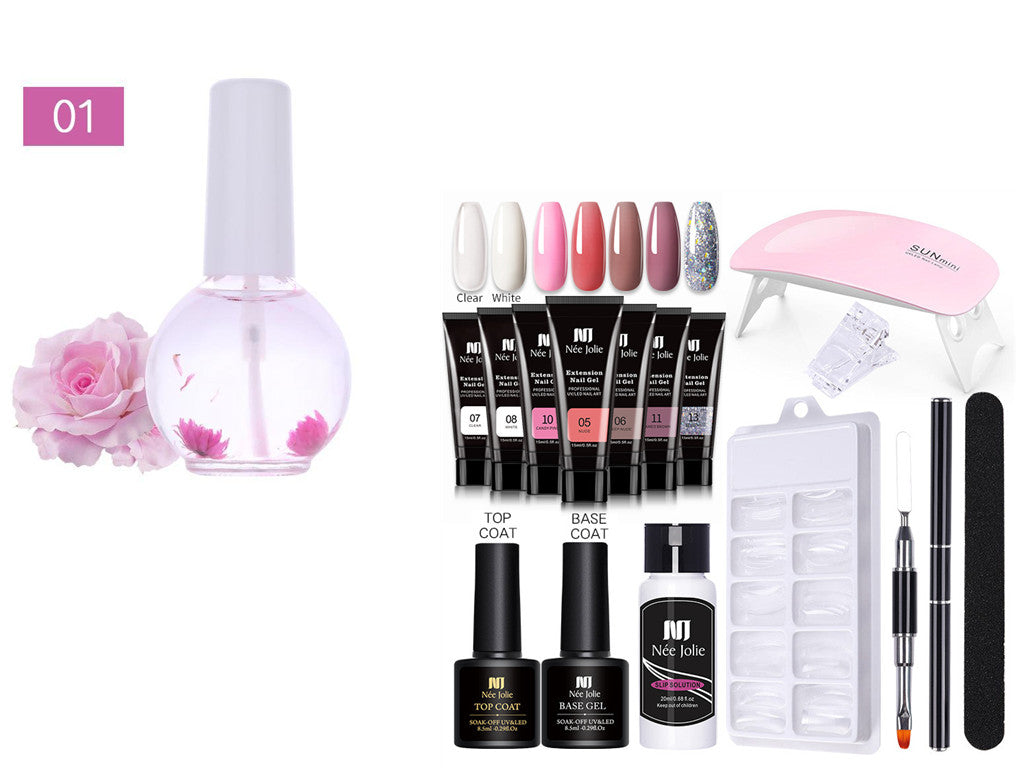 Crystal Quick-Dry Verlängerungsgel Set 15ml