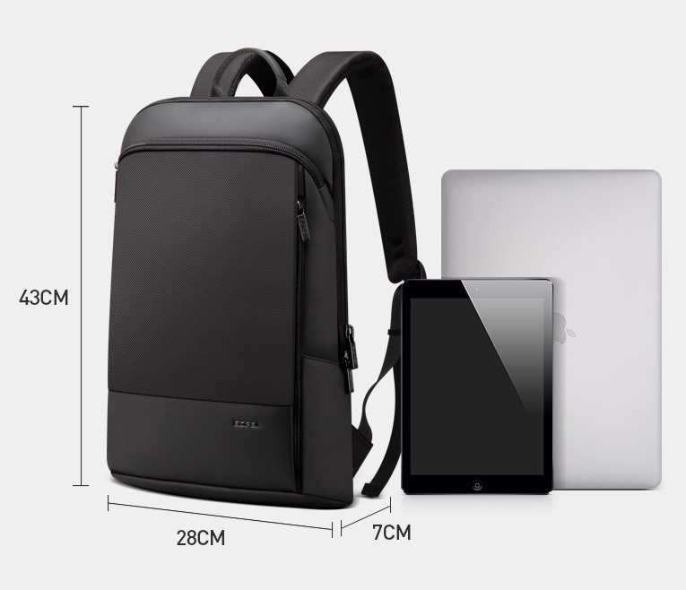 Leisure Computer Rucksack – Schwarz – Bild 6 | LuxeStyle