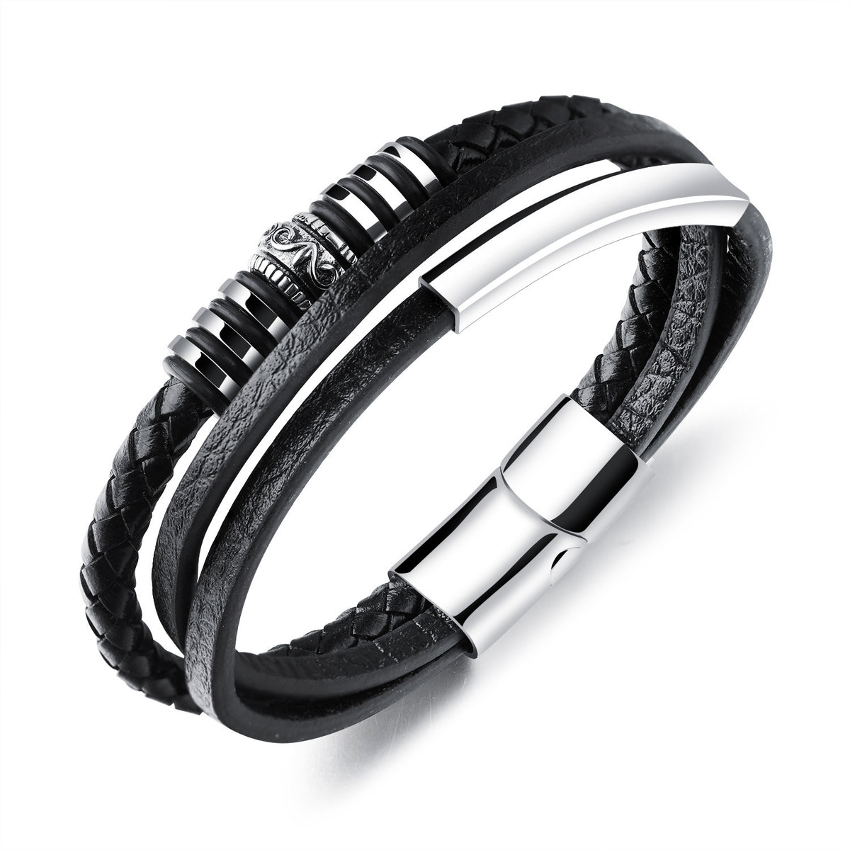 Personalisiertes Vintage-Stahl-Armband – Bild 3 | LuxeStyle