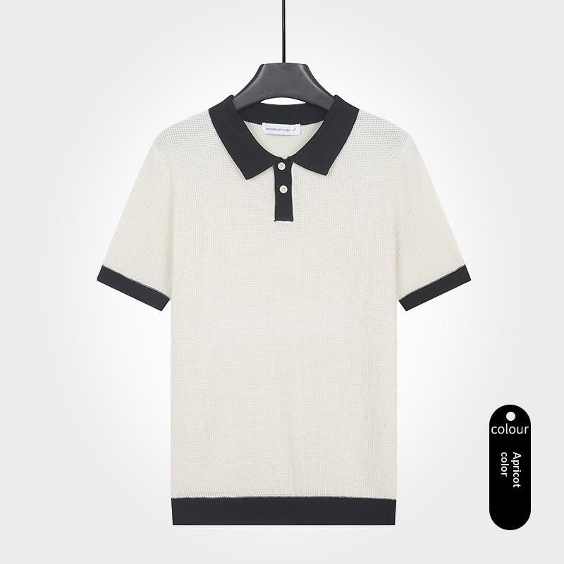 Leichter Poloshirt aus Ice Silk
