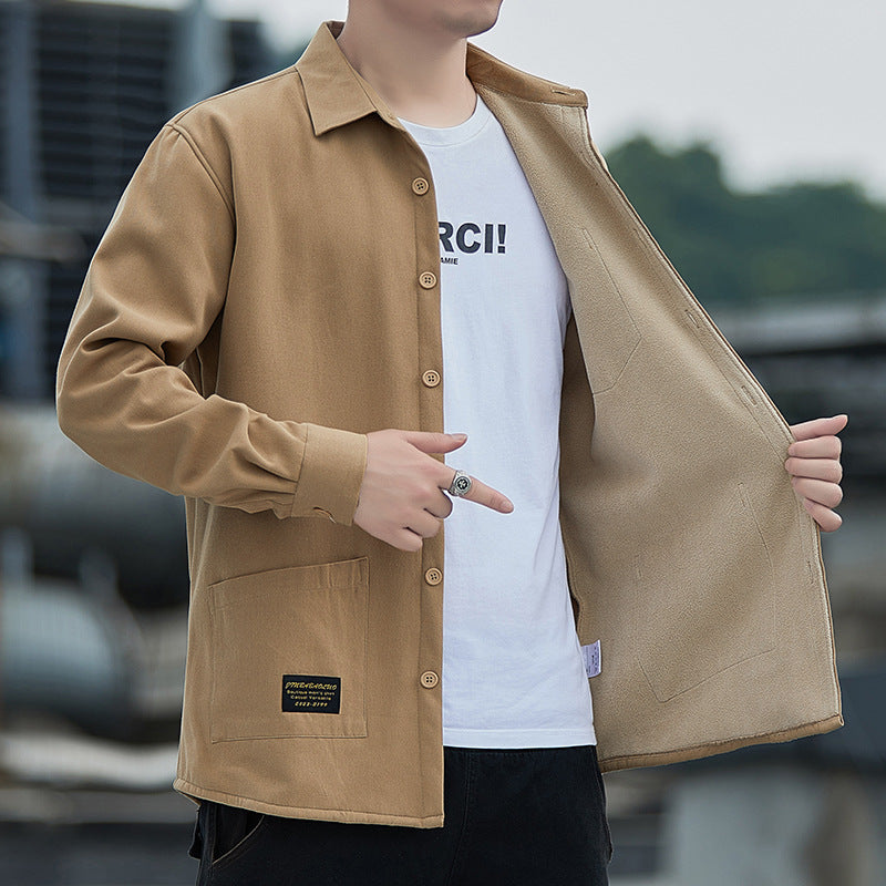 Herren Fleece-gefütterte Hemdjacke – Bild 4 | LuxeStyle
