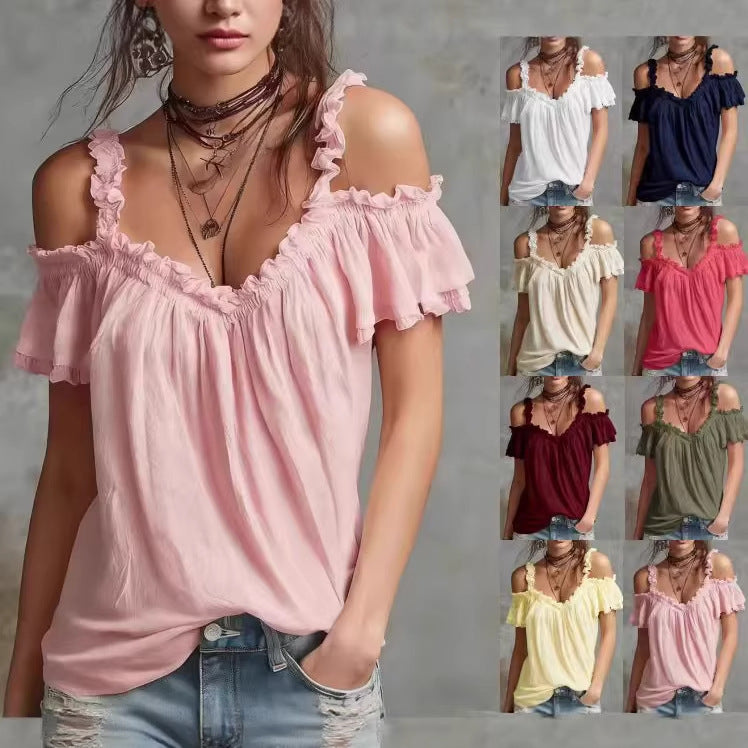 Sommerliche Schulterfreie Bluse – Bild 11 | LuxeStyle