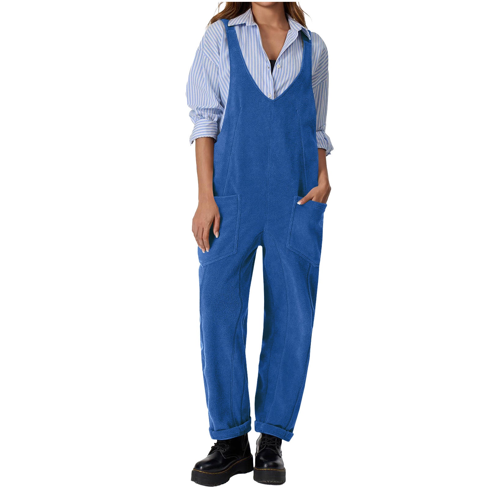 Freizeit-Overall mit Hosenträgern