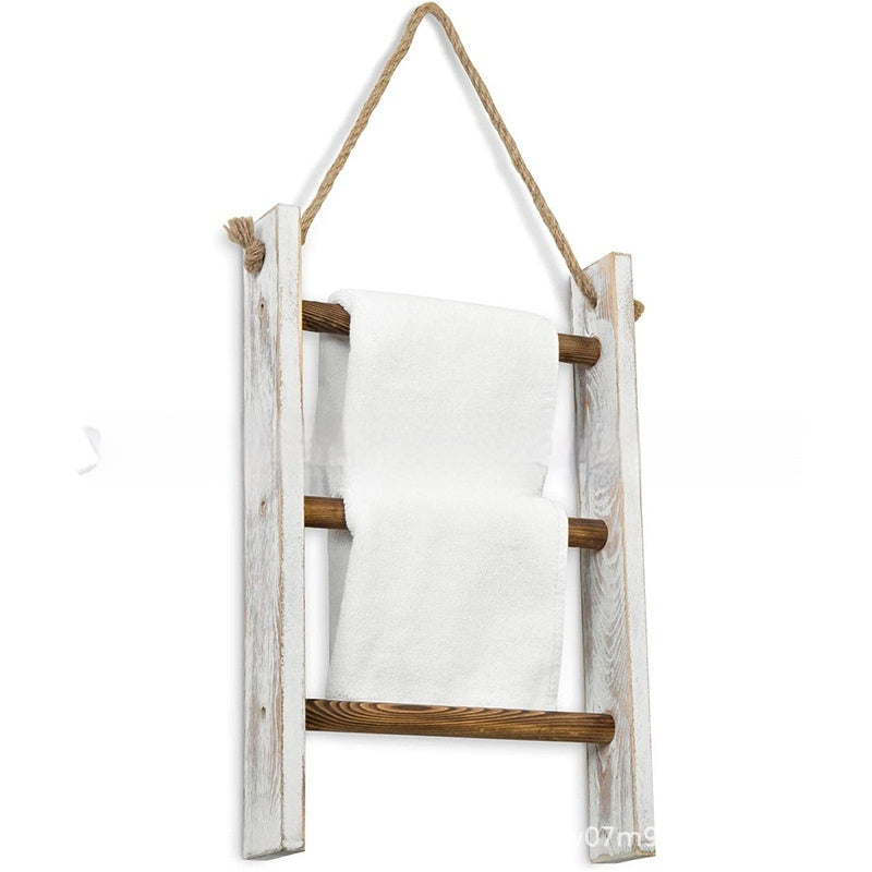 Retro Holzregal für Handtücher – Bild 3 | LuxeStyle