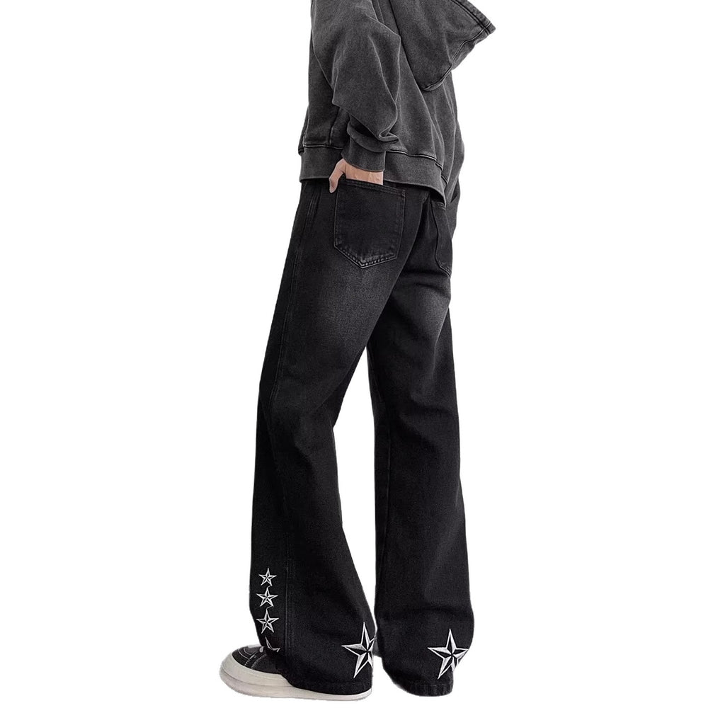 Gestickte Jeans