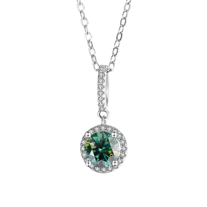 Edles Silber-Pendant mit Moissanit