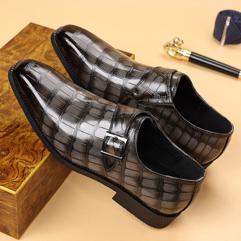 Strukturierte Herren Business-Schuhe