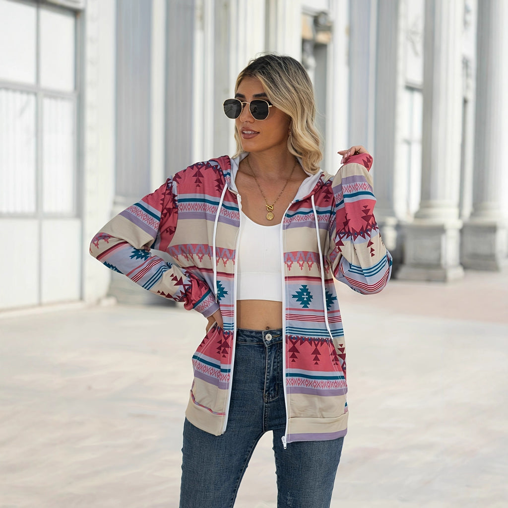 Bedruckter Hoodie für Damen