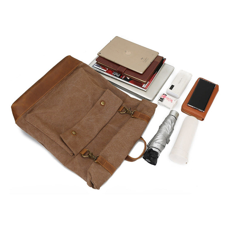Rucksack mit Rolltop und Schulterklammer – Bild 2 | LuxeStyle