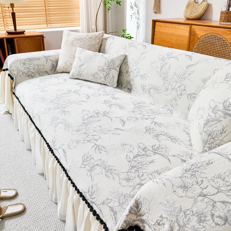 Sofa-Abdeckung mit Blumenmuster