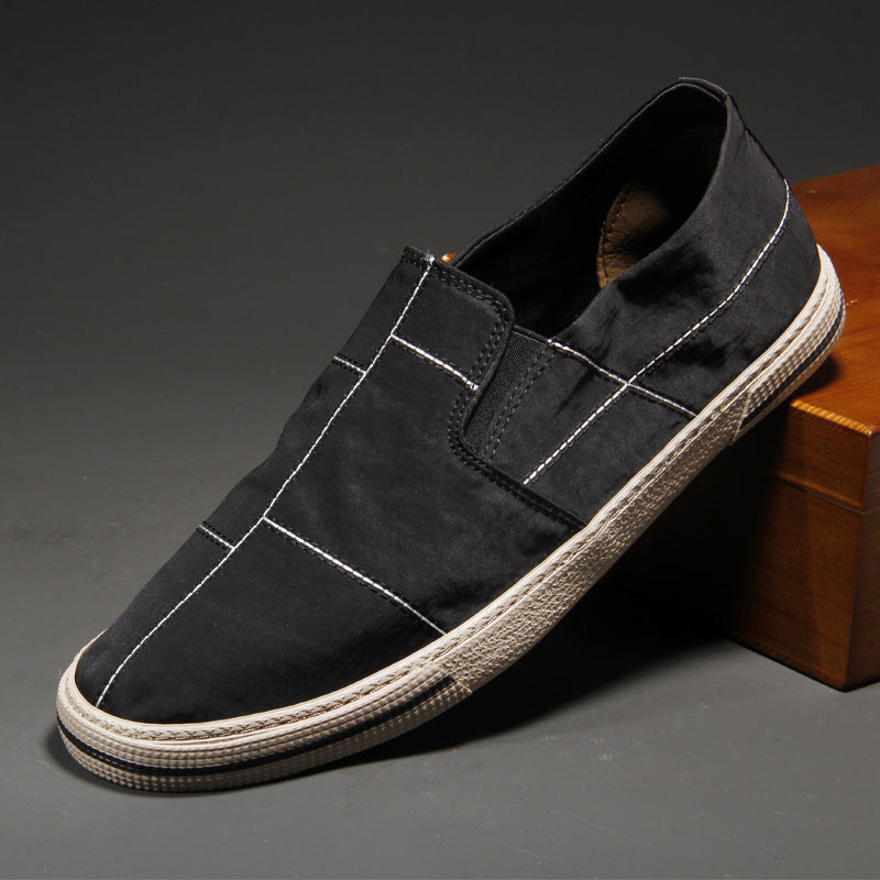 Herren Slip-on Canvas Schuhe – Bild 6 | LuxeStyle