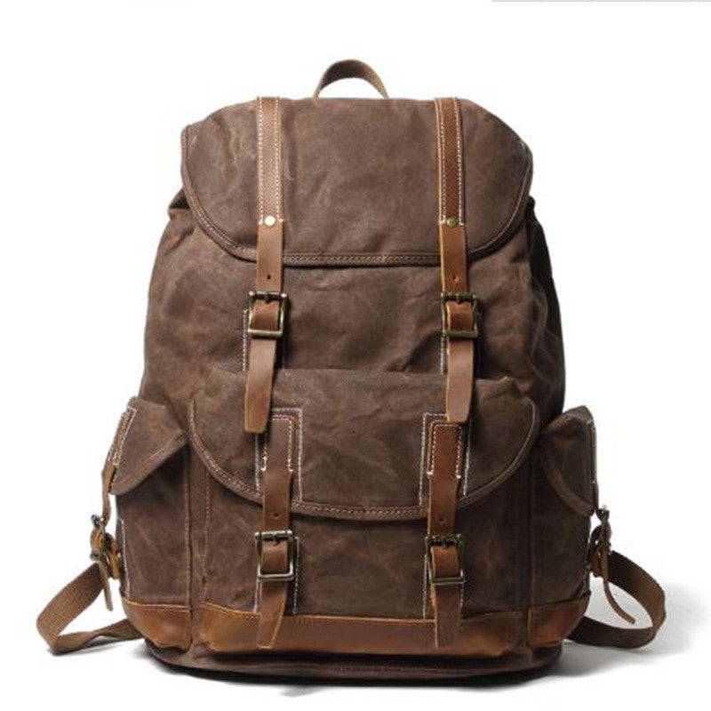 Canvas Rucksack für Outdoor, 20-35 l – Bild 2 | LuxeStyle