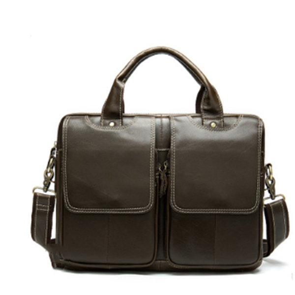 Reisehandtasche 14'' aus Leder – Bild 3 | LuxeStyle