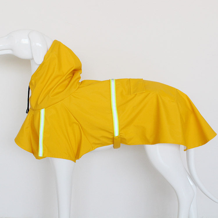 Reflektierender Hunde-Regenmantel