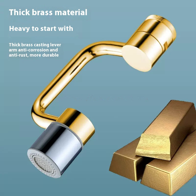 Kupfer-Wasserhahn mit Universalarm – Bild 3 | LuxeStyle