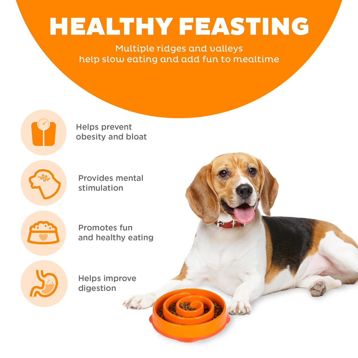 Langsamer Trinkschüssel für Hunde – Silikon, 22,2 cm – Bild 8 | LuxeStyle