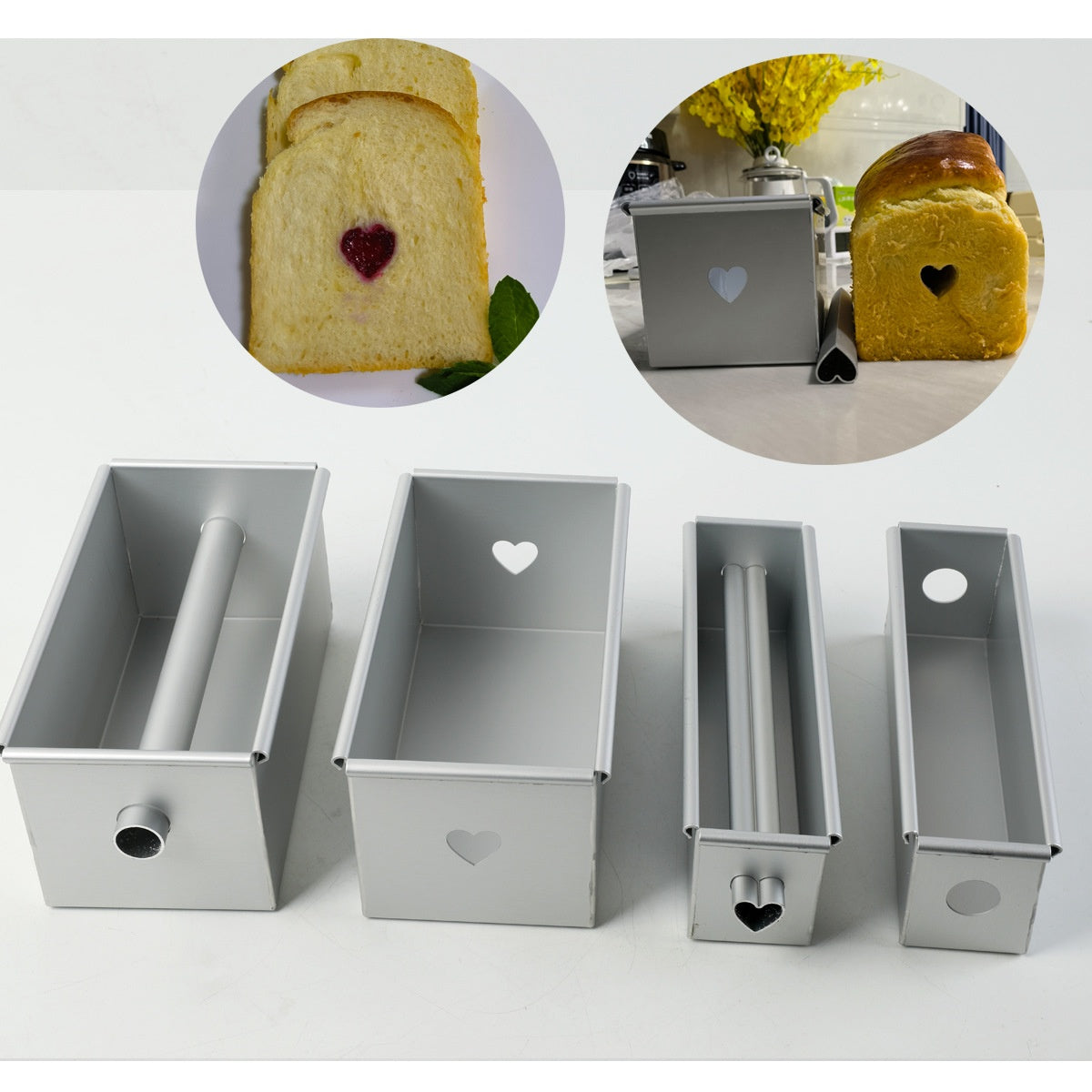 Hohlkern-Kuchenform mit Deckel – Ansicht 3