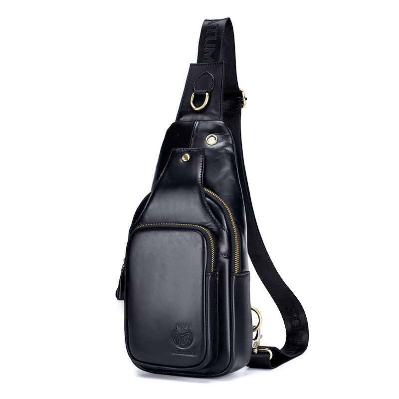 Retro Sling Bag aus Vollnarbenleder