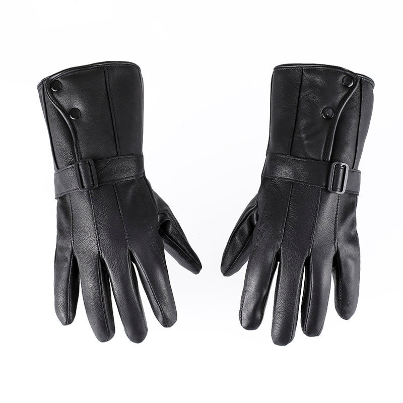 Lederhandschuhe mit Fleecefutter