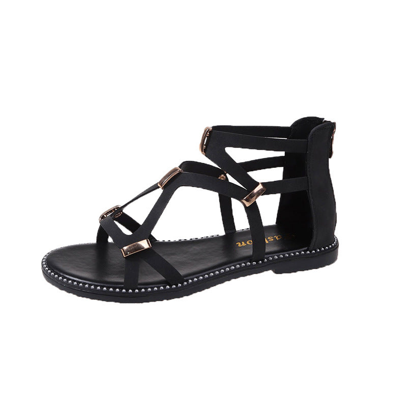 Modische Römersandalen mit Reissverschluss – Bild 6 | LuxeStyle