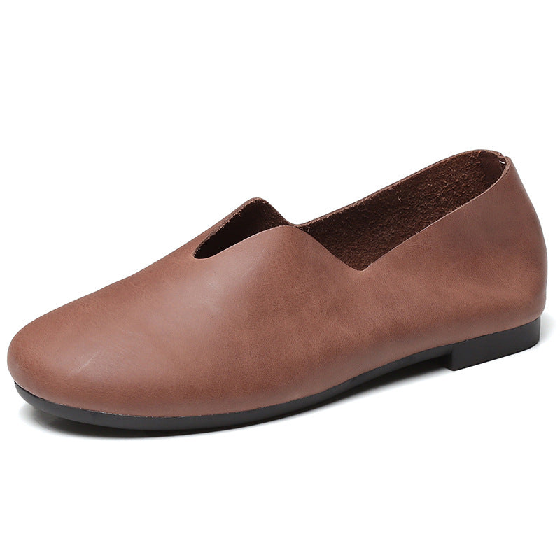 Vintage Leder Flats