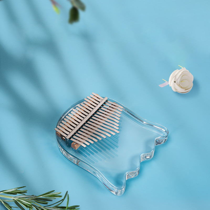 Acryl-Kalimba 17 Töne Transparent – Bild 6 | LuxeStyle