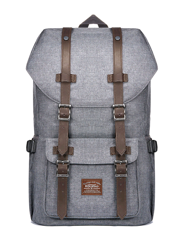 Linen-Oxford Rucksack mit Deckel, 47 cm × 28 cm × 17 cm – Bild 3 | LuxeStyle