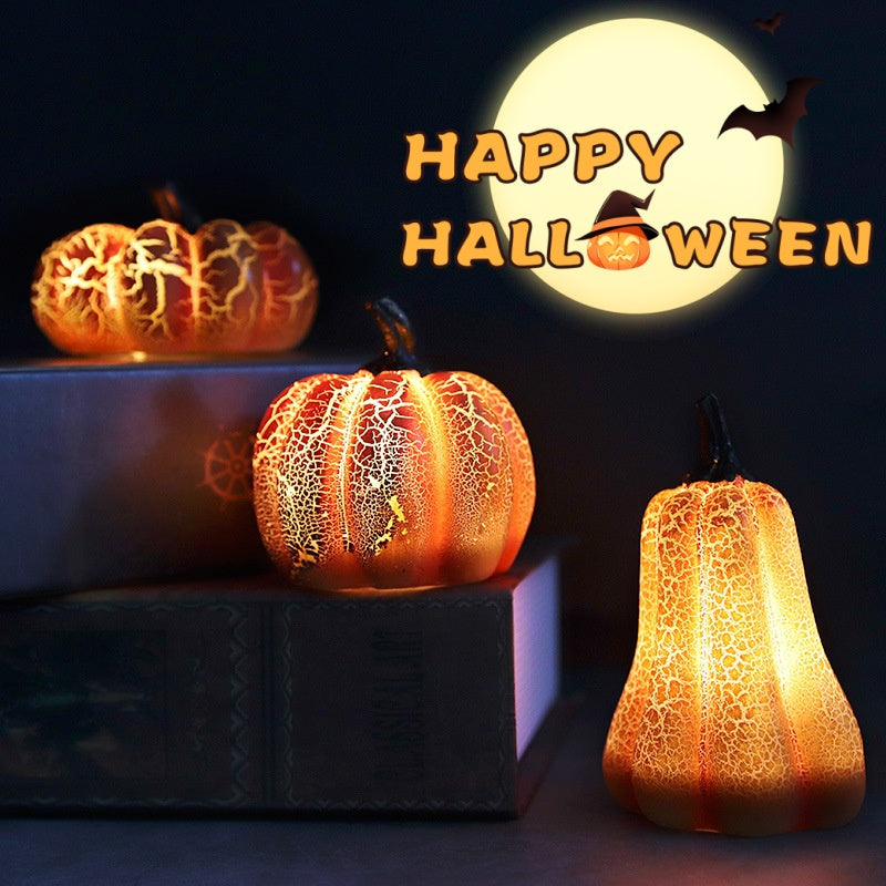 Halloween Kürbis-LED-Lampe · Orange