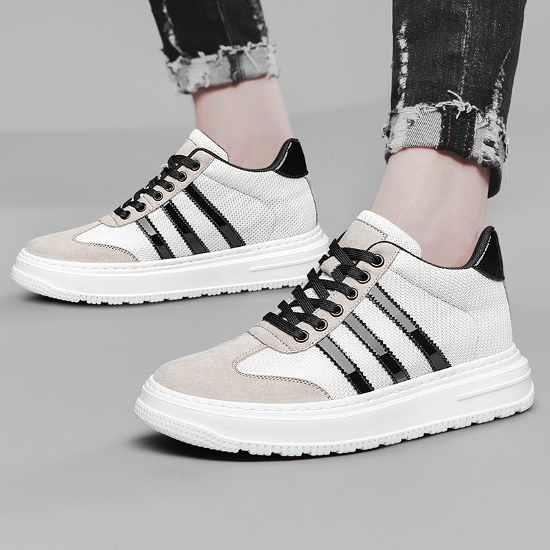 High-Top Board Sneaker mit Plattformabsatz – Bild 4 | LuxeStyle