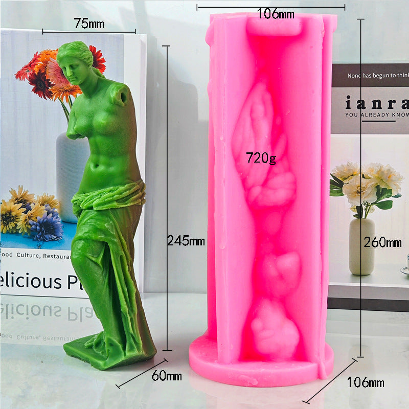 Milos Venus Kerzenform aus Silikon – Bild 4 | LuxeStyle