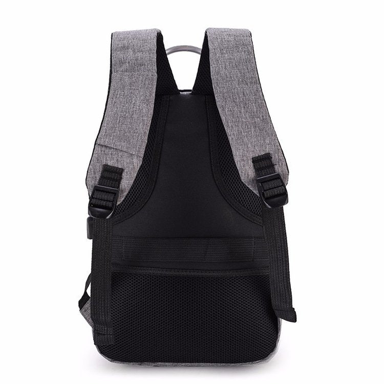 Anti-Diebstahl-Rucksack 20 L – Nylon, schlicht – Bild 3 | LuxeStyle