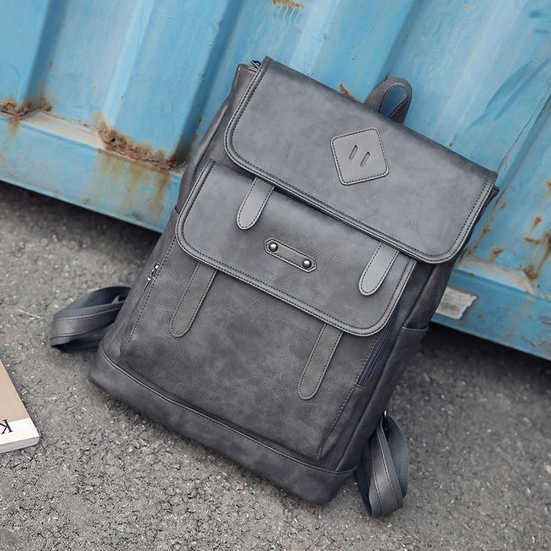 Leder-Rucksack für Laptop – Retro-Stil – Bild 5 | LuxeStyle