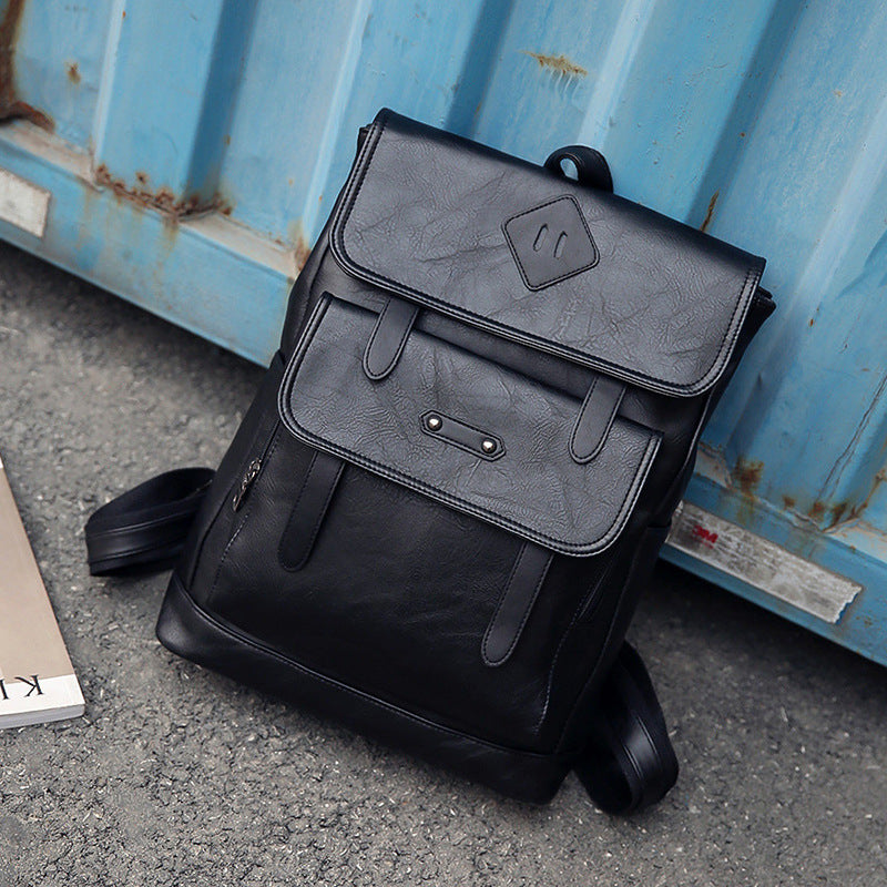 Leder-Rucksack für Laptop – Retro-Stil – Bild 2 | LuxeStyle